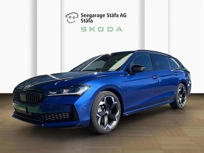Neu Skoda Superb SportLine 265 PS (194 kW) 2026 Blau Kombi
