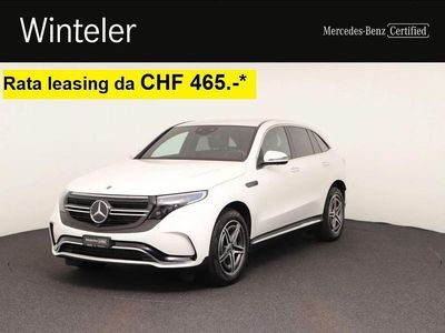 Weiss Gebraucht 2021 Mercedes EQC400 AMG line SUV | CHF 37’800 (Fairer Preis)