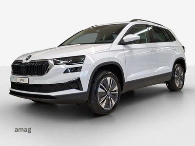 Neu Skoda Karoq Dynamic 150 PS (110 kW) 2025 Moon weiss, metallic SUV
