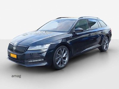 Gebraucht Skoda Superb SportLine 200 PS (147 kW) 2021 Crystal schwarz, metallic Kombi