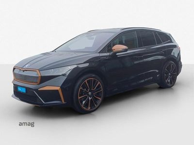 Gebraucht Skoda Enyaq iV 194 kW (265 PS) 2022 Magic schwarz, perleffekt SUV