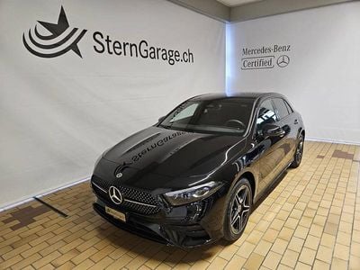 Schwarz Neu 2025 Mercedes A250 AMG line Limousine | CHF 49’149