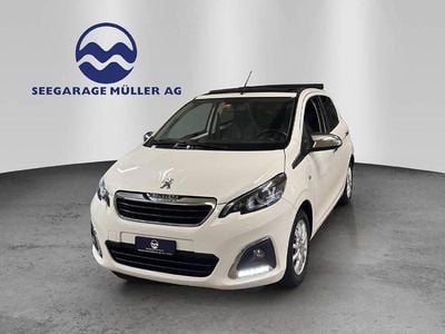 Gebraucht Peugeot 108 Allure Top 68 PS (50 kW) 2015 Weiss Limousine