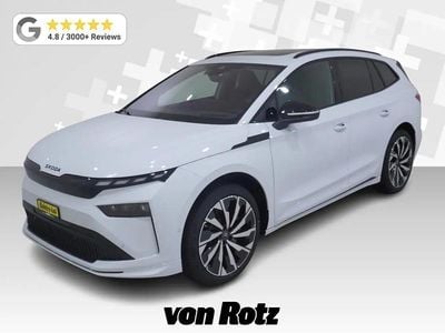 Weiss Neu 2025 Skoda Enyaq iV SportLine SUV | CHF 53’870 (Guter Preis)