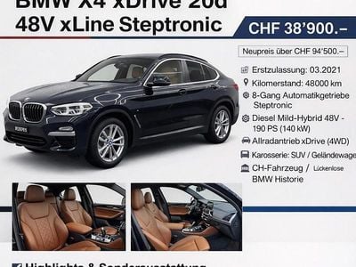 Gebraucht 2021 BMW X4 xLine SUV | CHF 38’900 (Guter Preis)