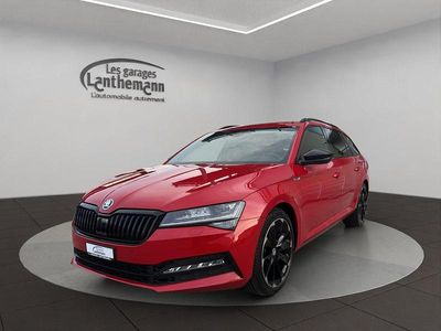 Rot Gebraucht 2021 Skoda Superb SportLine Kombi | CHF 34’900 (Etwas zu teuer)
