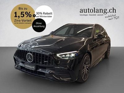 Schwarz Gebraucht 2024 Mercedes C43 AMG Executive Kombi | CHF 89’100