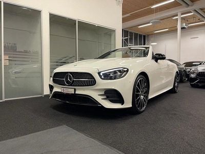 Weiss Gebraucht 2024 Mercedes E450 AMG line Cabrio | CHF 69’900 (Fairer Preis)