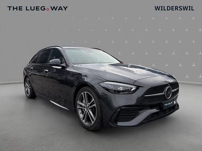 Weiss Gebraucht 2022 Mercedes C220 AMG line Kombi | CHF 34’900 (Guter Preis)
