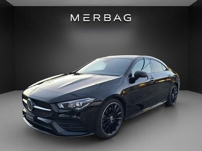 Schwarz Gebraucht 2022 Mercedes CLA200 AMG line Limousine | CHF 31’900 (Fairer Preis)