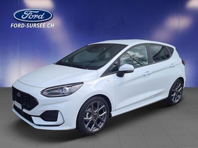 Gebraucht Ford Fiesta ST-Line X 125 PS (91 kW) 2023 Weiss Kleinwagen