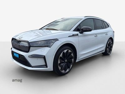 Moon weiss, metallic Gebraucht 2022 Skoda Enyaq iV SportLine SUV | CHF 37’490 (Fairer Preis)