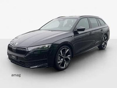 Neu Skoda Octavia SportLine 150 PS (110 kW) 2026 Magic schwarz, perleffekt Kombi