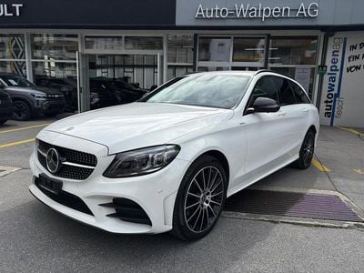 Weiss Gebraucht 2020 Mercedes C300e AMG line Kombi | CHF 27’800 (Superpreis)