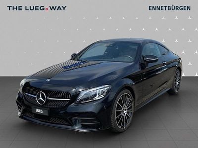 Schwarz Gebraucht 2021 Mercedes C400 AMG line Coupé | CHF 38’400 (Fairer Preis)