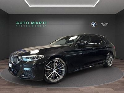 Saphirschwarz metall mét. Gebraucht 2021 BMW 540 Shadowline Kombi | CHF 48’500 (Fairer Preis)