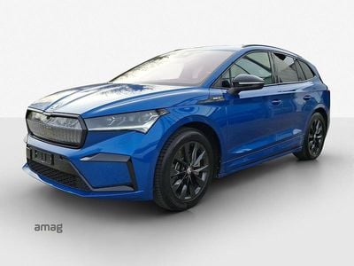 Race blau, metallic Gebraucht 2024 Skoda Enyaq iV SportLine SUV | CHF 44’900 (Guter Preis)