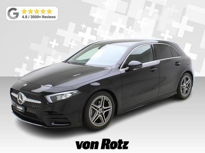 Schwarz Gebraucht 2019 Mercedes A200 AMG line Limousine | CHF 27’490 (Fairer Preis)