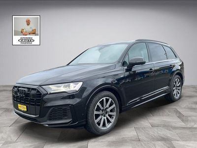 gebraucht Audi Q7 55 TFSI S Line-Sportpaket/Optikpaket Schwarz-Plus