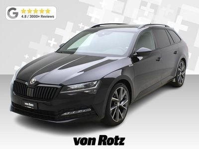 Schwarz Gebraucht 2022 Skoda Superb SportLine Kombi | CHF 29’890 (Fairer Preis)