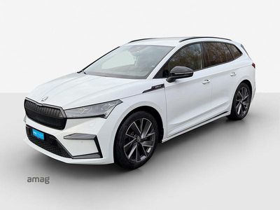 Moon weiss, metallic Gebraucht 2021 Skoda Enyaq iV SportLine SUV | CHF 22’990 (Fairer Preis)