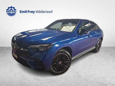 Neu Mercedes GLC400d AMG line 381 PS (280 kW) 2025 Blau Coupé