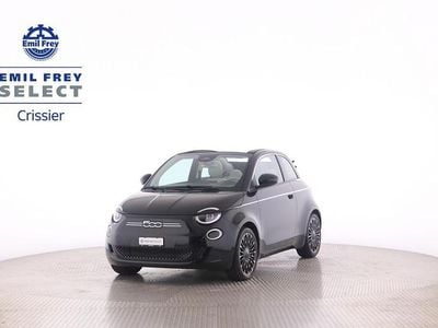 Schwarz Gebraucht 2021 Fiat 500e La Prima Cabrio | CHF 21’900 (Guter Preis)