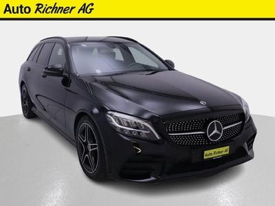 Schwarz Gebraucht 2019 Mercedes C220 AMG line Kombi | CHF 26’900 (Etwas zu teuer)