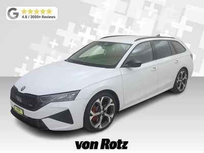 Weiss Gebraucht 2024 Skoda Octavia RS Kombi | CHF 43’950 (Fairer Preis)