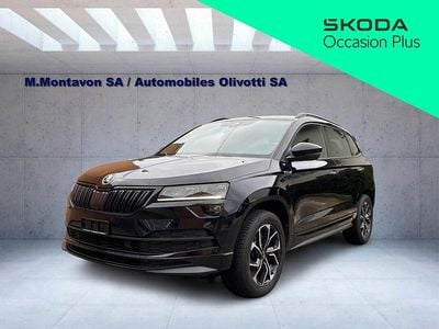 Gebraucht Skoda Karoq SportLine 190 PS (139 kW) 2021 Schwarz SUV