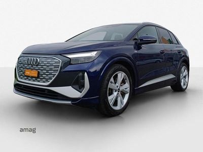 Navarrablau metallic Gebraucht 2021 Audi Q4 e-tron Comfort SUV | CHF 31’890 (Etwas zu teuer)
