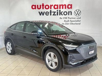 Schwarz Gebraucht 2025 Audi Q4 Sportback e-tron SUV | CHF 27’840 (Superpreis)