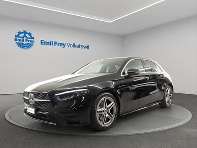 Schwarz Gebraucht 2024 Mercedes A180 AMG line Limousine | CHF 39’900 (Etwas zu teuer)