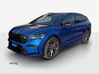 Race blau, metallic Gebraucht 2021 Skoda Enyaq iV SportLine SUV | CHF 26’490 (Fairer Preis)