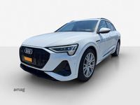 Gebraucht Audi e-tron S-Line 300 kW (408 PS) 2020 Blanc glacier métallisé SUV