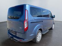 gebraucht Ford Tourneo Custom L1 Titanium X 150 mHEV 8 Sitz Klima Vor+Hint PDC Temp SHZ LMF Kamera NAVI Leder AHK 230V