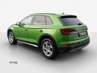 Gebraucht Audi Q5 Advanced 286 PS (210 kW) 2021 Sonderlackierung/javagruen met. (y6w) SUV