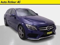 Gebraucht Mercedes C300 AMG line 245 PS (180 kW) 2017 Blau Kombi