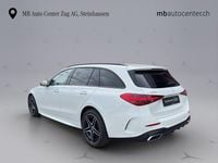 Gebraucht Mercedes C220 AMG line 220 PS (161 kW) 2024 Weiss Kombi