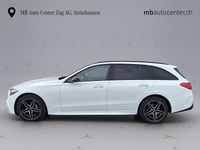 Gebraucht Mercedes C220 AMG line 220 PS (161 kW) 2024 Weiss Kombi