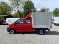 gebraucht VW T5 2.5 TDI PD 4MOTION Brücke Doppelkabine mit Blache