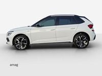 Neu Skoda Kamiq Monte Carlo 150 PS (110 kW) 2026 Moon weiss, metallic mit schwarzem dach SUV