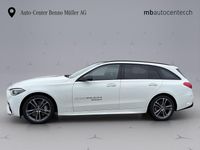 Gebraucht Mercedes C220 AMG line 220 PS (161 kW) 2024 Weiss Kombi