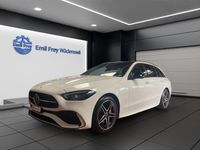 Neu Mercedes C220 AMG line 197 PS (144 kW) 2025 Weiss Kombi