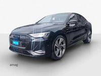 Gebraucht Audi e-tron Sportback Black Edition 300 kW (408 PS) 2021 Mythosschwarz metallic SUV