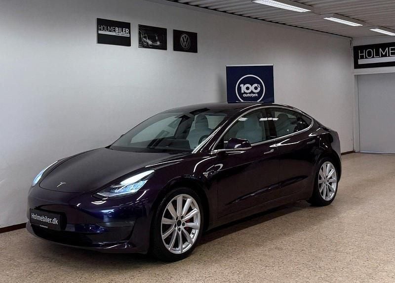 Lilla Brugt 2019 Tesla Model 3 Performance Sedan | 209.900 kr. (Fair pris) - Billede 1/4