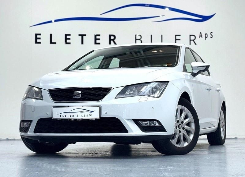Hvid Brugt 2015 Seat Leon Style Hatchback | 89.900 kr. (God pris) - Billede 1/4