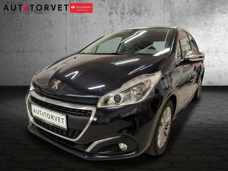 Mørkblåmetal Brugt 2018 Peugeot 208 Allure Sky Hatchback | 69.700 kr. (Fair pris) - Billede 1/4