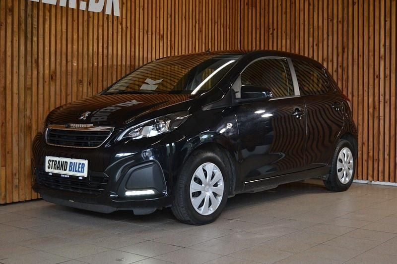 Sort Brugt 2015 Peugeot 108 Active Hatchback | 49.800 kr. (Fair pris) - Billede 1/4