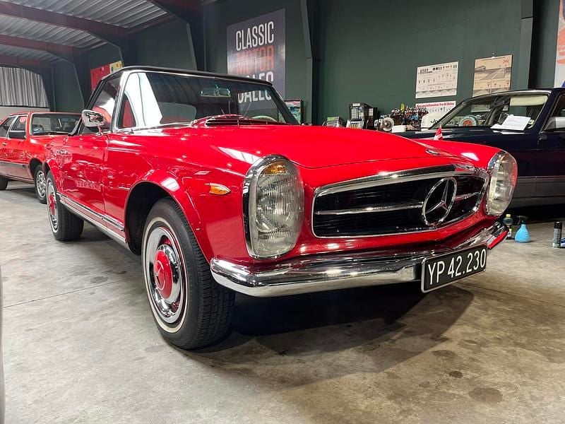 Rød Brugt 1963 Mercedes 230 Cabriolet | 599.000 kr. - Billede 1/4